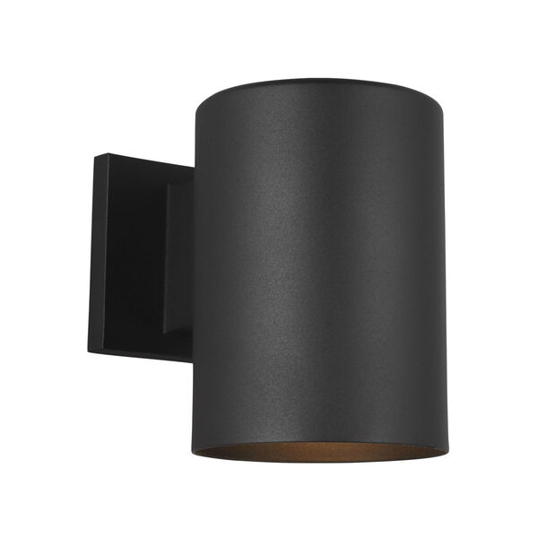 Cylinders Black One-Light Outdoor Wall Sconce, image 2