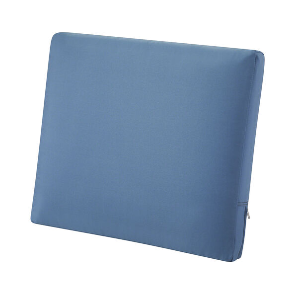 Maple Empire Blue 23 In. x 20 In. Patio Back Cushion, image 1