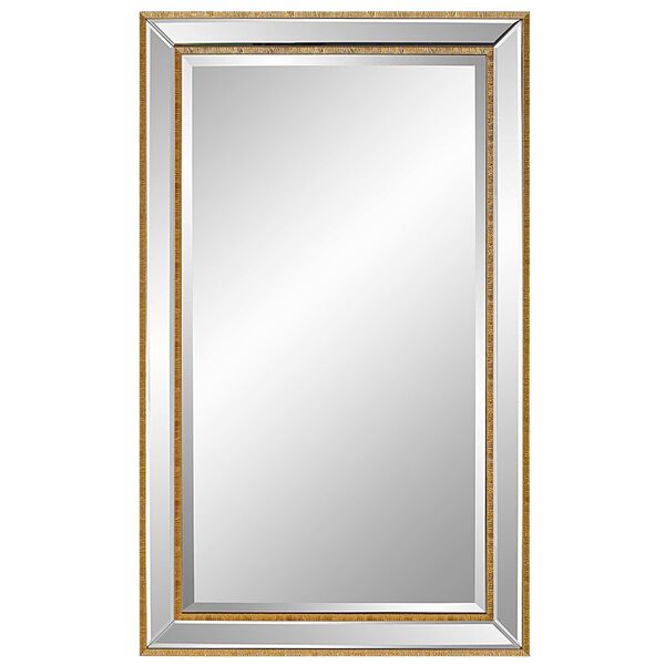 Evelyn Gold Texture Frame Wall Mirror, image 2