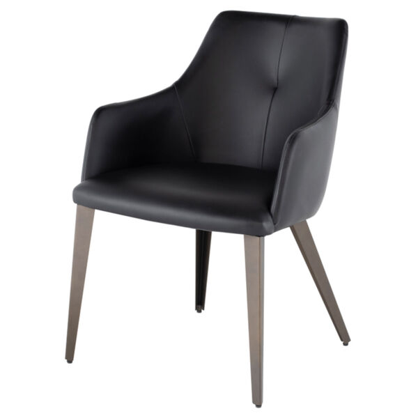 Renee Black and Walnut Dining Chair, image 1