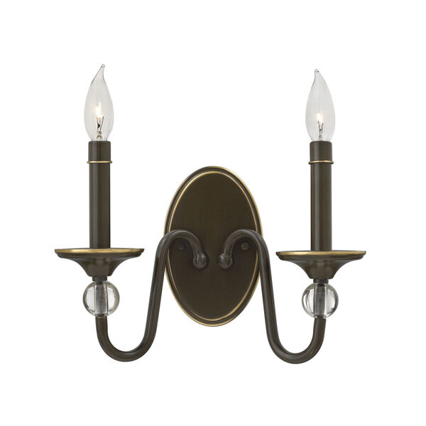Eleanor Light Oiled Bronze Two-Light Wall Sconce, image 3