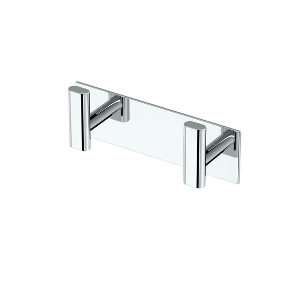 Elevate All Modern Decor Double Hook Chrome, image 1