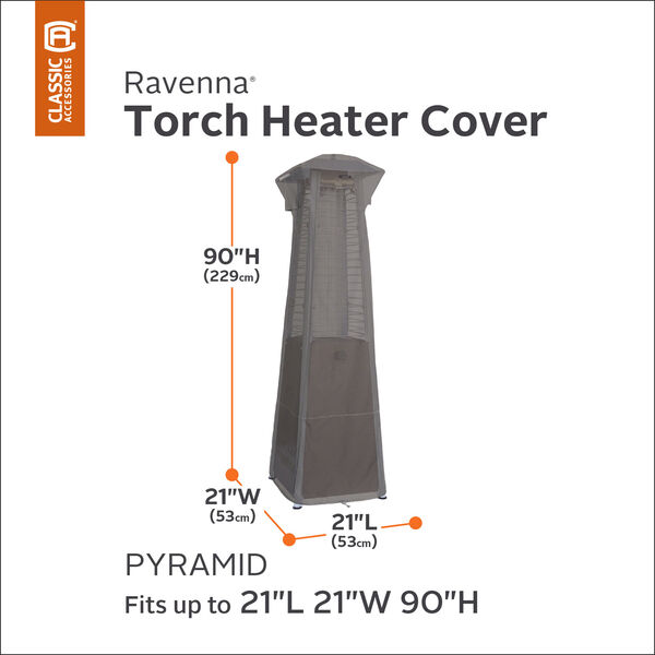 Maple Taupe One-Size Pyramid Torch Heater, image 2