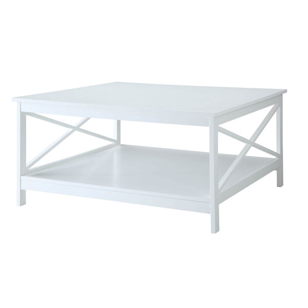 Selby White 36-Inch Square Coffee Table, image 2