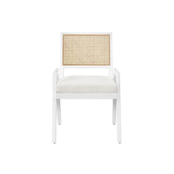 Sonora Natural and White Arm Chair, Set of 2, image 1