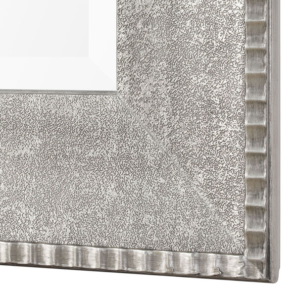 Leiston Metallic Silver Mirror, image 4