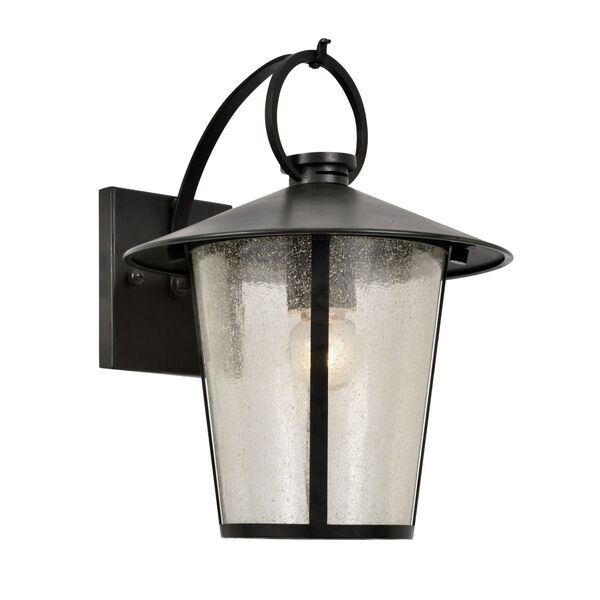Andover Matte Black One-Light Outdoor Wall Mount, image 1