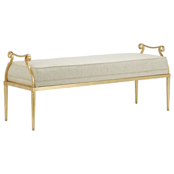 Genevieve Dust and Grecian Gold Bench, image 1