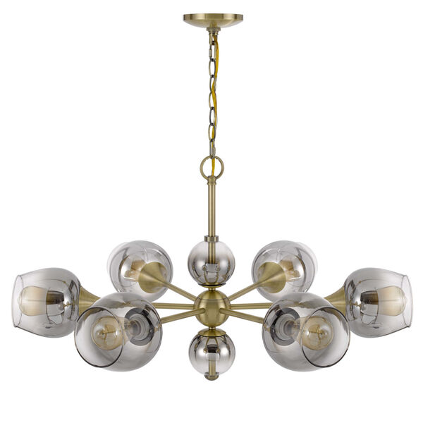 Pendleton Antique Brass Six-Light LED Chandelier, image 1