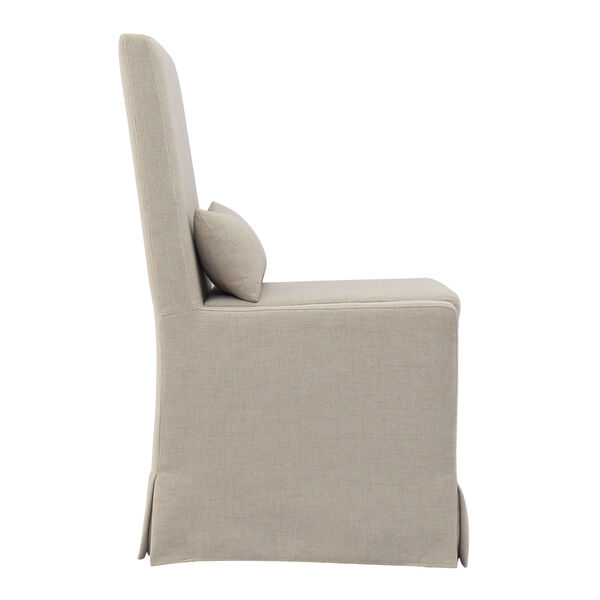 Sandspur Beach Brushed Linen Dining Chair, image 2