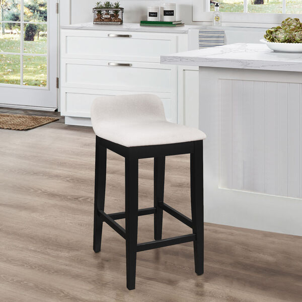 Maydena Black And Light Beige Counter Height Stool, image 9