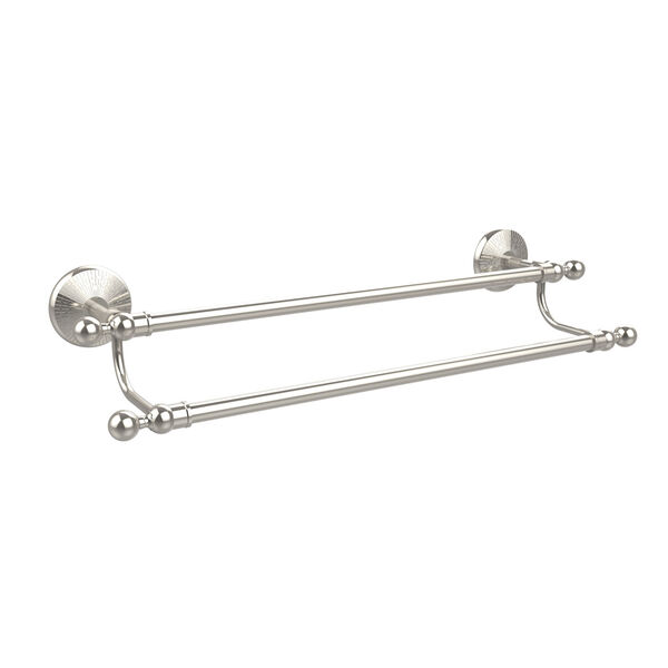 Monte Carlo Collection 24 Inch Double Towel Bar, Polished Nickel, image 1