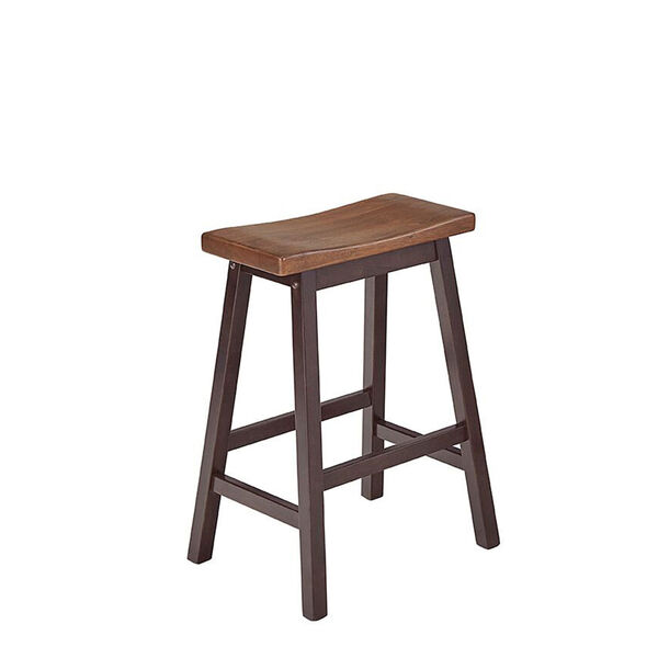 Kenny Walnut and Chocolate Counter Stools, image 1