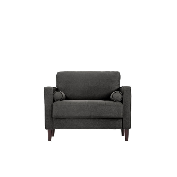 Lillith Heather Grey Polyester Chair, image 1