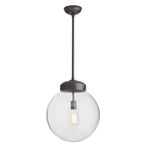Reeves Gray 15.5-Inch One-Light Outdoor Pendant, image 4