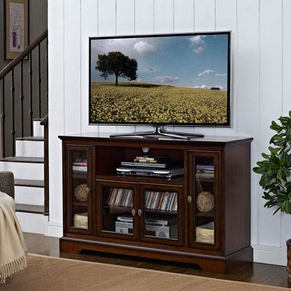 Rustic Brown 52-Inch TV Stand Console, image 4