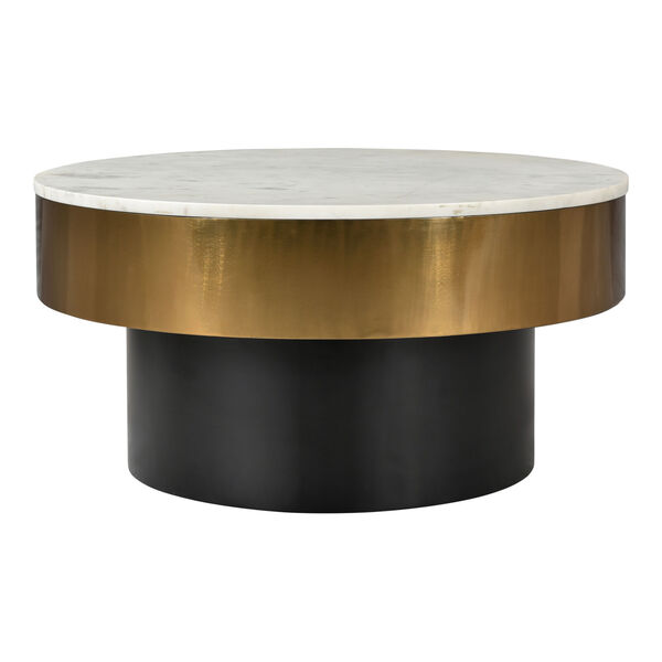 Gold and Black Dado Coffee Table, image 1