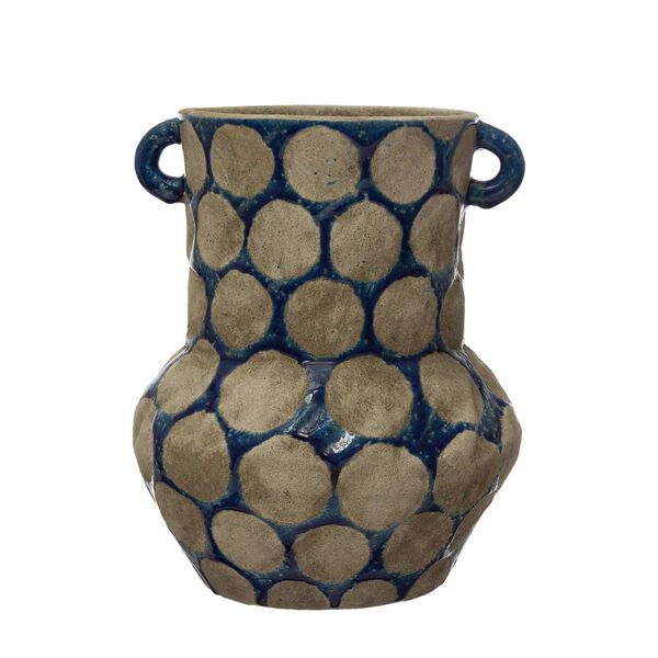 Dark Blue Terra-Cotta Vase, image 1