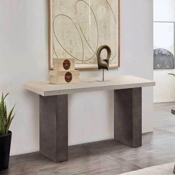 Abbey Grey Console Table, image 2