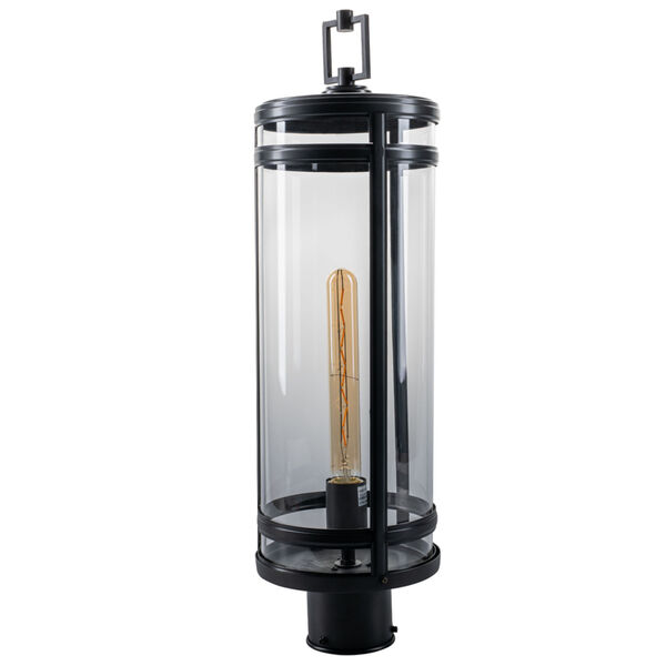 New Yorker Acid Dipped Black One-Light Outdoor Post Mount, image 3