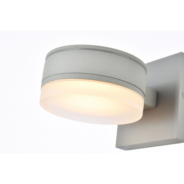 Raine Silver Eight-Light LED Outdoor Wall Sconce, image 3