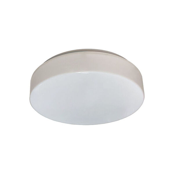 Calypso White 10-Inch LED Round Flushmount, image 1