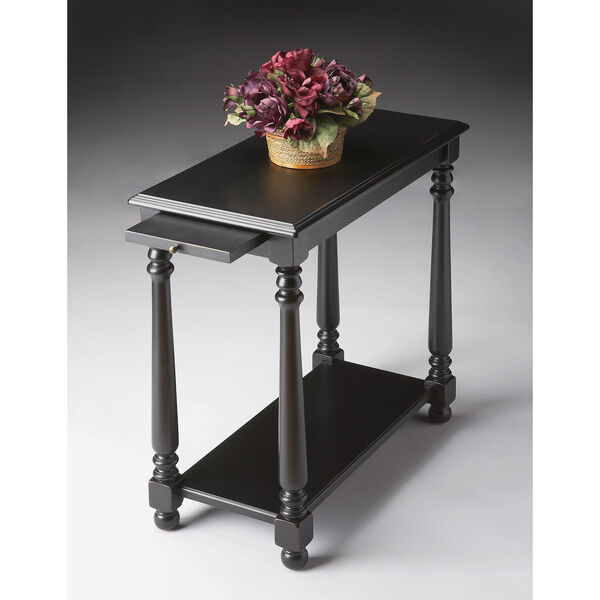 Devane Black Side Table, image 1