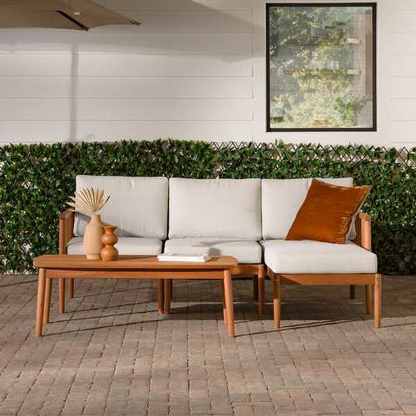 Circa Brown Four-Piece Outdoor Spindle Furniture Set, image 4