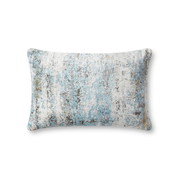 Gray and Multicolor : 13 In. x 21 In. Throw Pillow, image 1