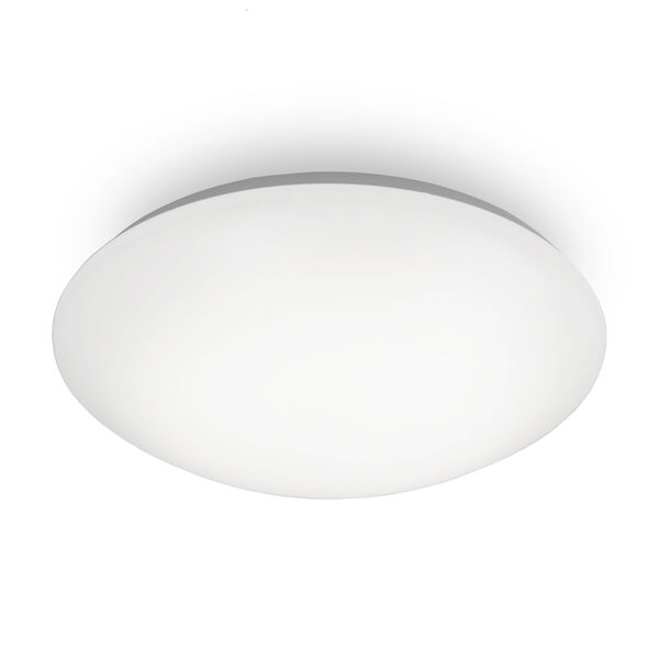 Glo White 14-Inch LED ADA Outdoor Flush Mount, image 1