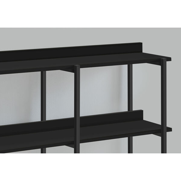 Black Rectangle Hall Console Table, image 3