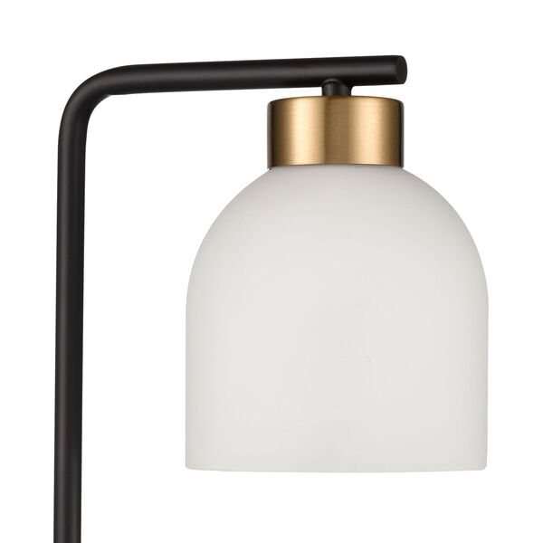 Paxford Black and Aged Brass One-Light Desk Lamp, image 3