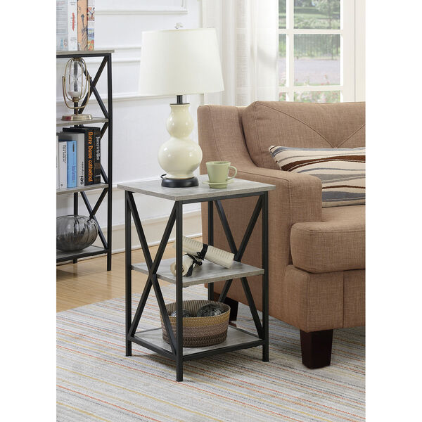 Tucson 3 Tier End Table in Faux Birch, image 4