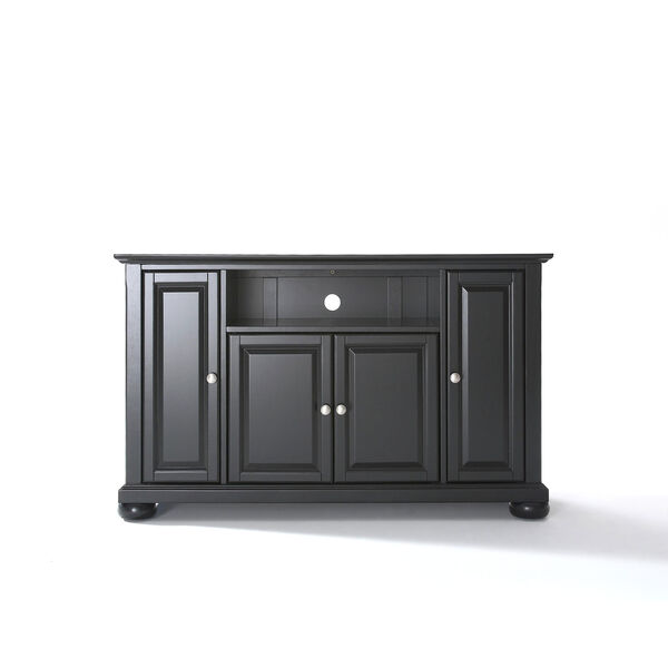 Alexandria 48-Inch TV Stand in Black Finish, image 1