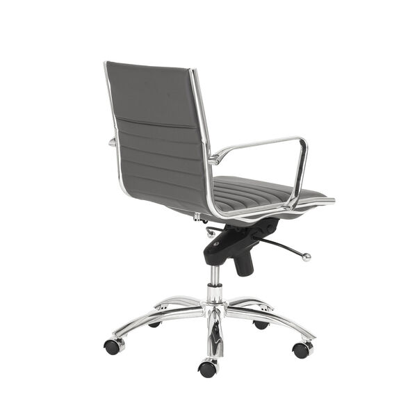 Dirk Gray 27-Inch Low Back Office Chair, image 4