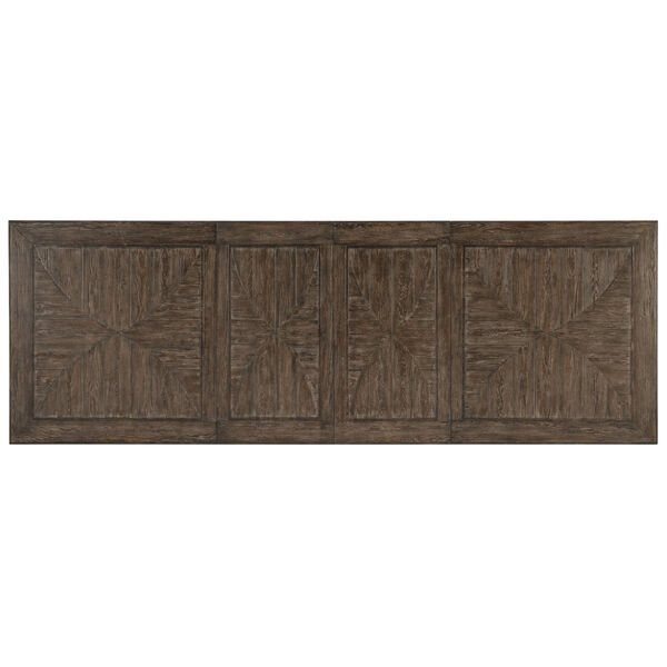 Traditions Rich Brown Rectangle Dining Table with Two 22-Inch Leaves, image 4