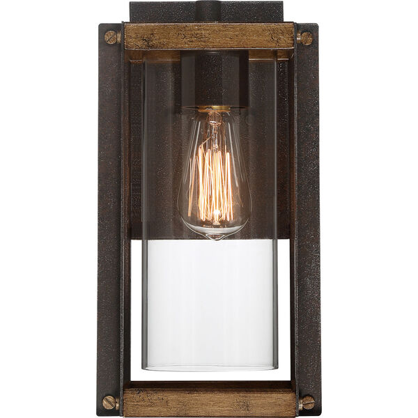Marion Square Rustic Black 13-Inch One-Light Outdoor Lantern with Clear Glass, image 2