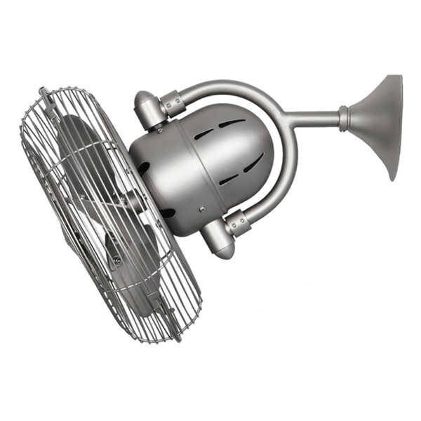 Kaye Brushed Nickel 13-Inch Oscillating Wall Fan with Metal Blades, image 17