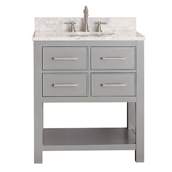 Brooks Chilled Gray 30-Inch Vanity Only, image 1