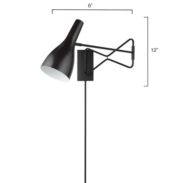Lenz Bronze One-Light Swing Arm Wall Sconce, image 6