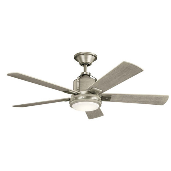 Gladstone Brushed Nickel 52-Inch LED Ceiling Fan, image 1