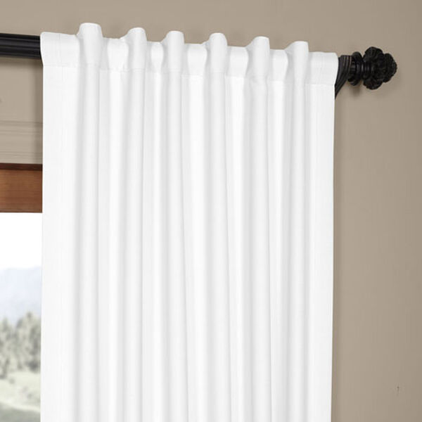Chalk Off White 120 x 50 In. Blackout Curtain Single Panel, image 4