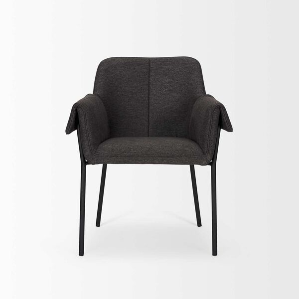 Brently Gray Fabric Dining Chair, image 2
