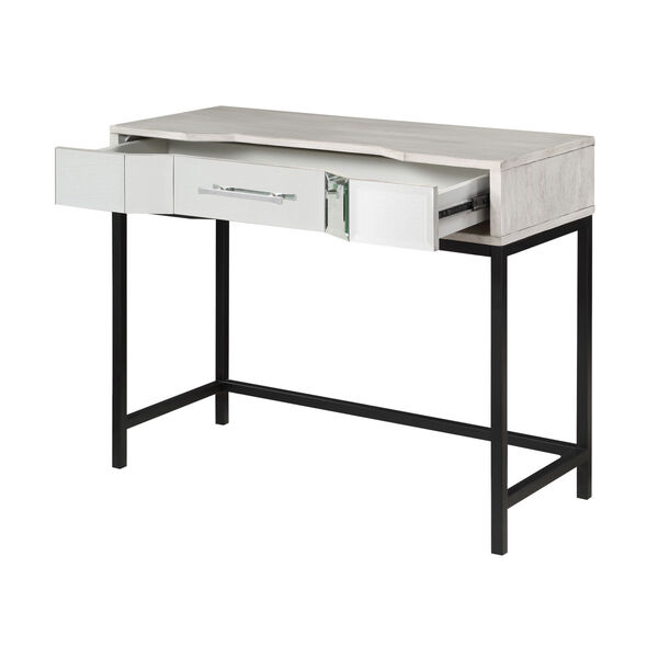 Gabby White Black Console Table, image 2