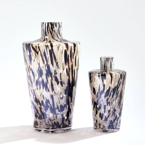 Black and Beige Confetti Shoulder Vase, image 5
