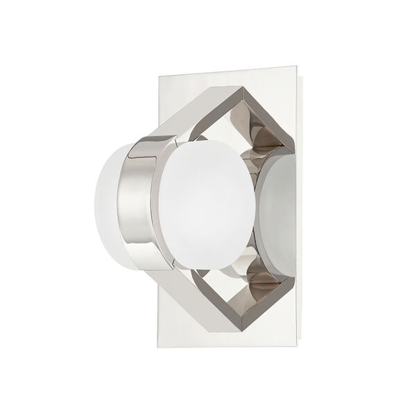 Orbit Polished Nickel One-Light Wall Sconce, image 1