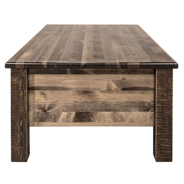Homestead Stain and Lacquer Coffee Table with Six Drawers, image 5