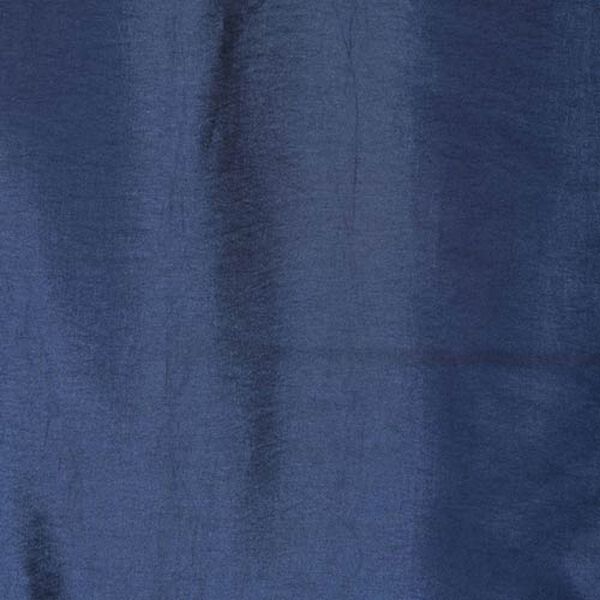 Navy Blue Grommet Blackout Faux Silk Taffeta Single Panel Curtain 50 x 84, image 6