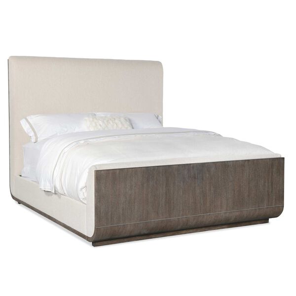 Modern Mood Mink Cal King Upholstered Panel Bed, image 1