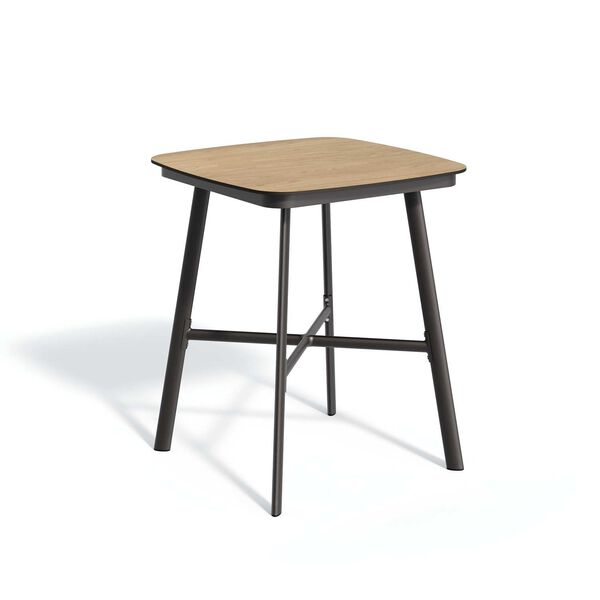 Eiland Brown Black Square Bar Table, image 1